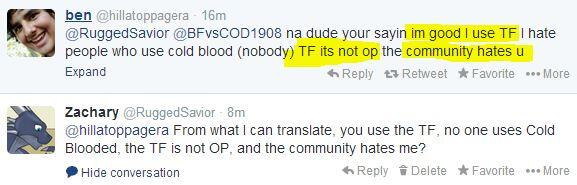 RuggedTheDragon's tweet image. Can anyone else translate what @hillatoppagera said?  #CallofDutyProblems