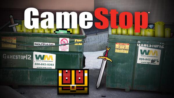 IGN's tweet photo. Inside the secret world of Gamestop dumpster diving. http://t.co/IzyfWUxmoE || http://t.co/T9yXhmcTch