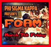 USCPhiSig's tweet photo. @ClipsxAhoy, @Foamalicious PHI SIG FOAM happens THIS FRIDAY, March 7th. 

Come wearing Tight&amp;Bright or Swimsuits. http://t.co/sux3zSCYcJ