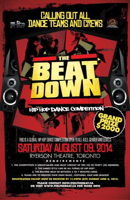 Register your teams to this year #TheBeatDown2014 competition. feelthebeat.ca/registration