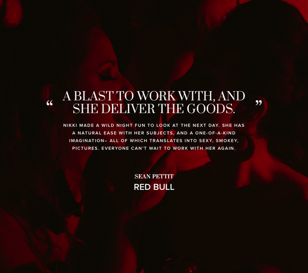 LLposse's tweet image. "[she has] a one-of-a-kind imagination - all of which translates into sexy, smokey, pictures." - @redbull thank you ♥