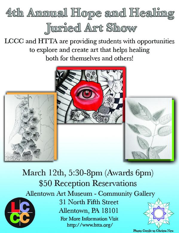 LCCCMusic's tweet photo. LCCC and HTTA are providing students with opportunities to explore and create art that helps healing http://t.co/FVdg6JKEf6