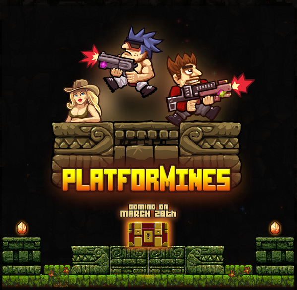 MagikoGaming's tweet image. News of the day: PLATFORMINES has a release date! It will be on Steam on March 28th! platformines.com
