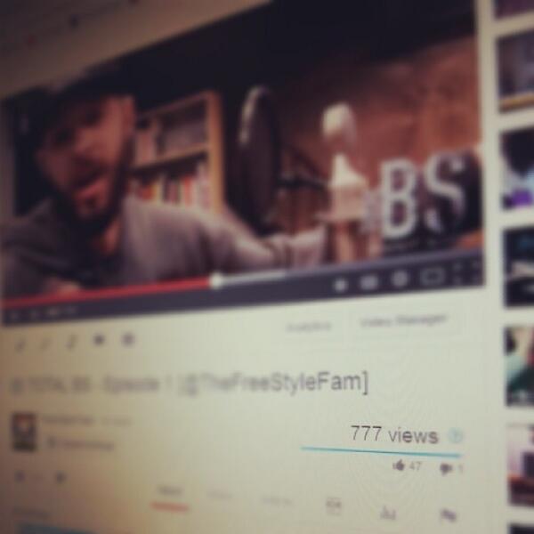 QuestWordsmith's tweet photo. Have YOU heard #TotalBS Episode 1? #777 #FreeStyleFam http://t.co/XdYBhhlQR0