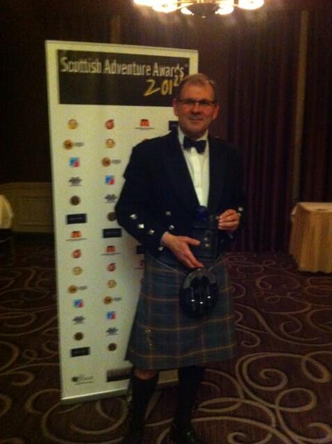 Congrats Senior Vice-Principal Prof <a href="/NealJuster/">Neal Juster</a> for winning the academic award at #ScottishAdventureAwards tonight!
