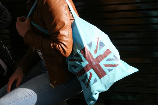 PrintedDesign's tweet image. Remember to grab a Union Jack Canvas Carrier! They&apos;re only £4.00 and support charity, what could be better?