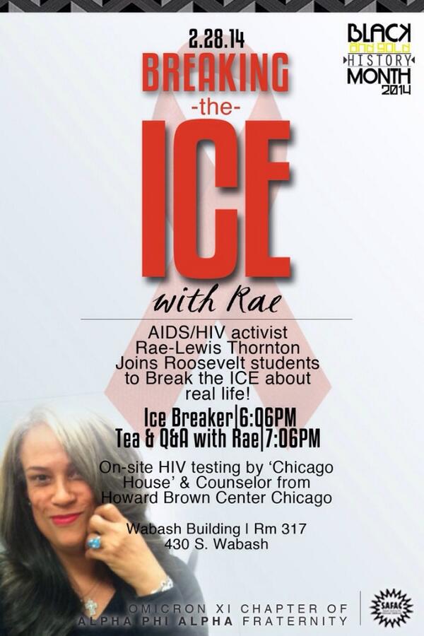 Do y'all not know THE <a href="/raelt/">Rae Lewis-Thornton</a> will be speaking at Roosevelt this Friday don't play around an miss something monumental