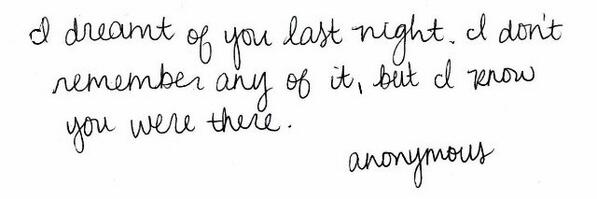 Teen_Room's tweet photo. I dreamt of you last night, http://t.co/u4eUljXboK