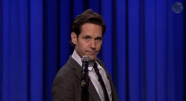 ForumLosAngeles's tweet photo. Excellent lip sync de Paul Rudd Chez Jimmy Fallon  http://t.co/8m1FxLIGwT #paulrudd #chanterenplayback http://t.co/wR0R7DGOxJ