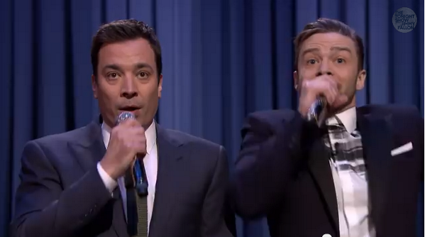 ForumLosAngeles's tweet photo. Pour notre plaisir JT chez Jimmy Fallon - HIstory of Rap 5 http://t.co/MzY6nNc2UH #justintimberlake  #JimmyFallon http://t.co/64VTNv4fQz