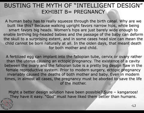 abbieg18's tweet photo. But I thought god made no mistakes? 
Wait.. This must be all part of his master "plan" LOL #atheism http://t.co/BzjkU027ro