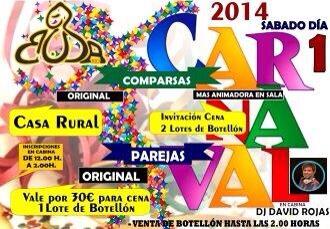 Ya están aquí los carnavales 2014