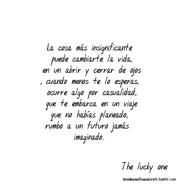 patricianvrrs's tweet photo. "@MiradasJodidas: La cosa más insignificante puede cambiarte la vida. http://t.co/AwR4XaKsPn"
