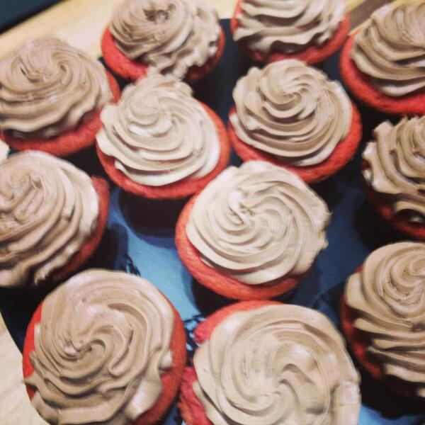 C3Kitchen's tweet image. Back by popular demand, Red Velvet Cupcakes with chocolate buttercream