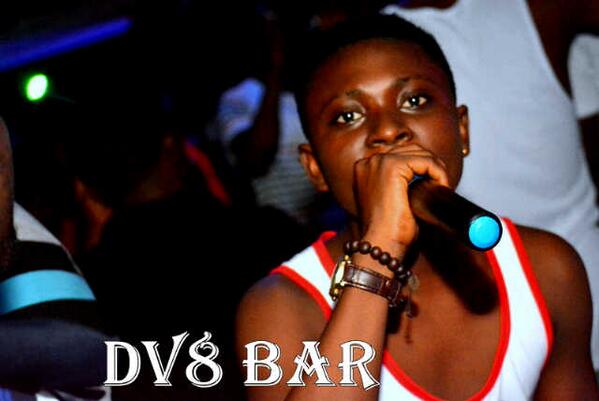 iamAirboy's tweet photo. On stage @dv8 bar eleguchi last Sunday 23rd of febuary 2014 http://t.co/2vLhXSSXux