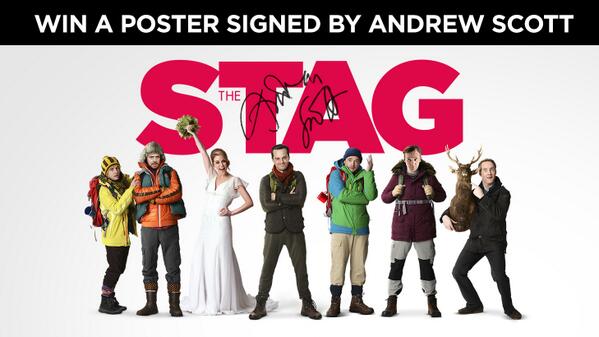 TheStagFilm's tweet image. RT &amp;amp; Follow to win 1 of 2 posters of #THESTAG signed by Andrew Scott! #Winsday
