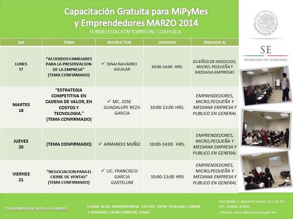 SE_Torreon's tweet image. CURSOS MES DE MARZO ¡¡¡¡¡INSCRIBETE¡¡¡¡¡