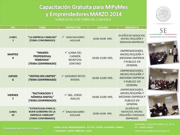 SE_Torreon's tweet image. CURSOS MES DE MARZO ¡¡¡¡¡INSCRIBETE¡¡¡¡¡