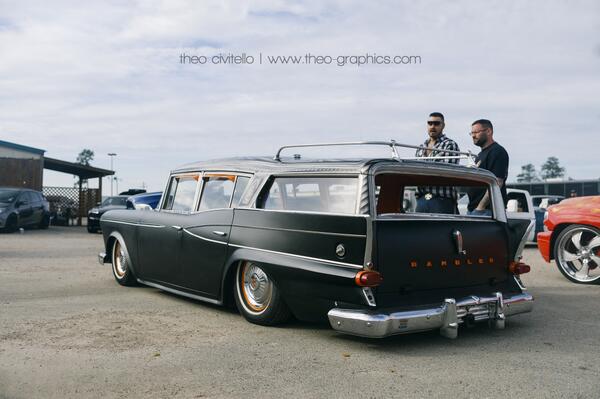Fav from #LoneStarThrowdown, 1958 #AMCRambler #wagon. #customcar #classiccar #automotivephotogrphy