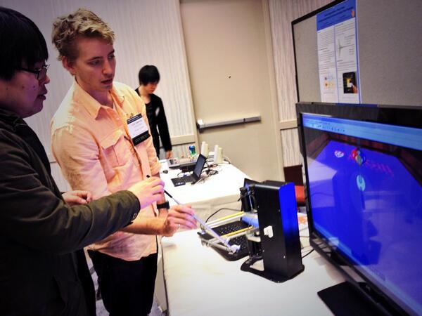 entactROBOTICS's tweet photo. Thank you @haptics2014 4 an amazing conference! @entactROBOTICS #hapticsatyourfingertips! @clearpathrobots @McGillU http://t.co/dh2YuaKLp5