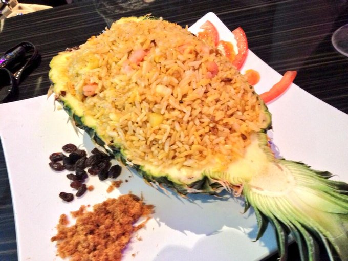 Life achievement unlocked: I can now say I've eaten fried rice out of a pineapple 🍍👍 http://t.co/r3U<a href="/tag/lawandorder"class="tags"><span>#lawandorder</span></a>