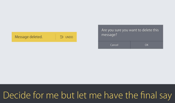 pohora's tweet photo. Google's solution for the classic "Are you sure you want to do X" message is smart. #appdev http://t.co/mlDwmt1Ogg