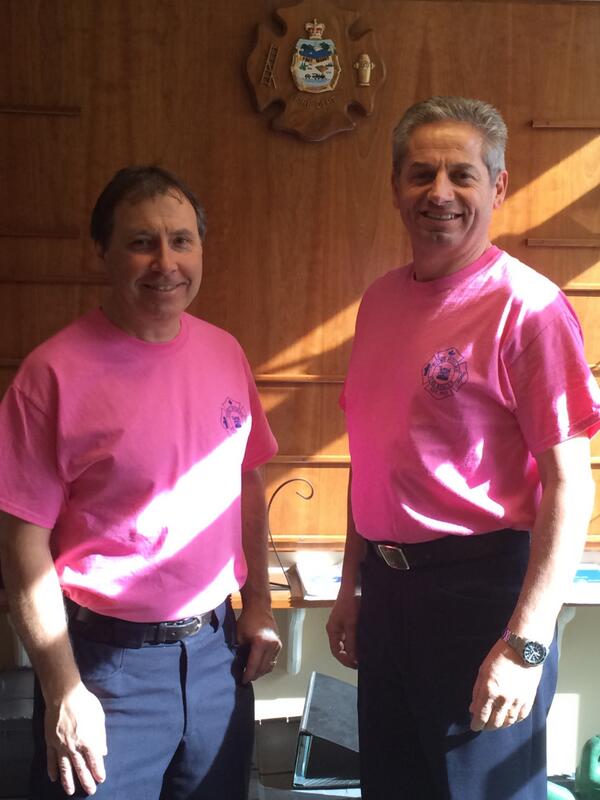 Port Moody Chief's are proud to be sporting #pinkshirtday.  Lets erase bullying!  <a href="/pinkshirtday/">Pink Shirt Day</a> <a href="/CityofPoMo/">City of Port Moody</a>
