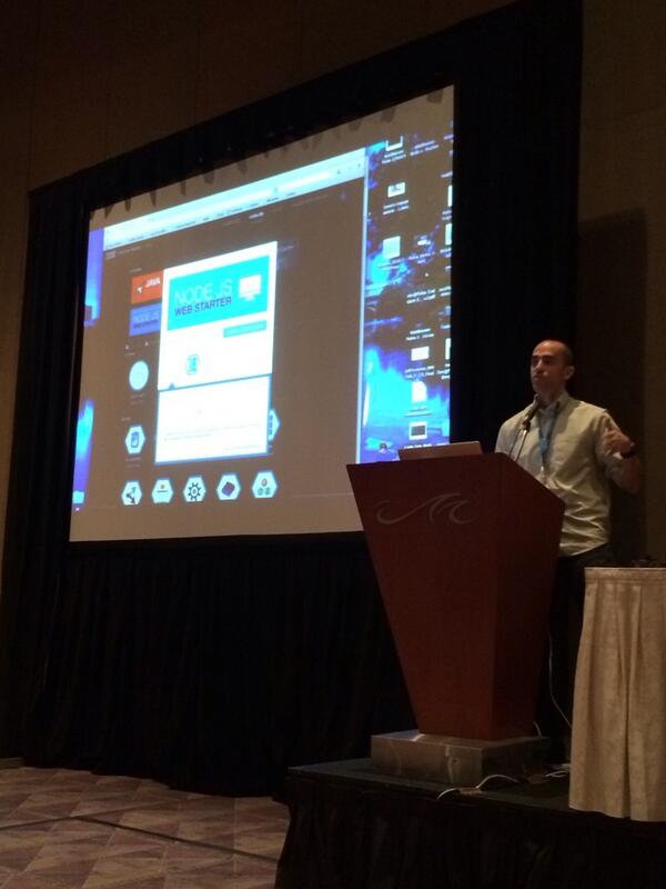 AdamMGunther's tweet image. #BlueMix demo time! #ibmpulse