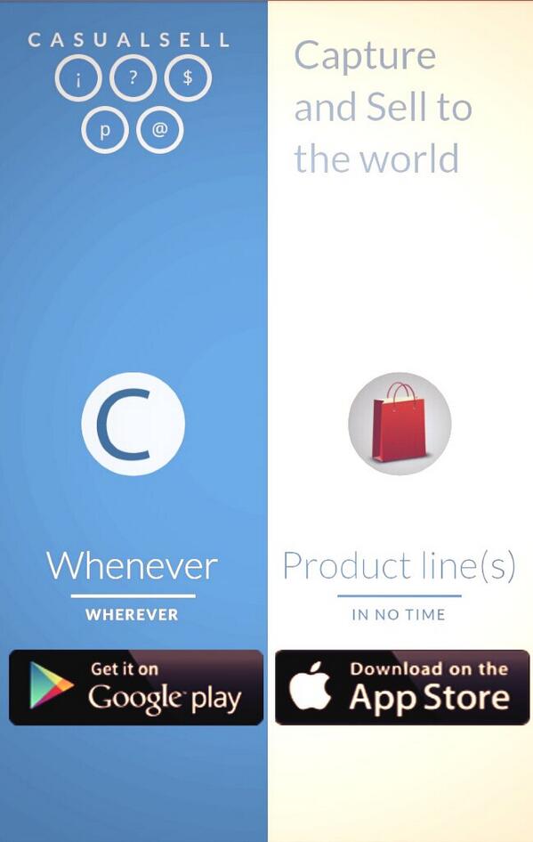 CasualSell's tweet image. A peek of our new landing.  A bit hints for upcoming version 2 in both #CSMobile #CSWeb