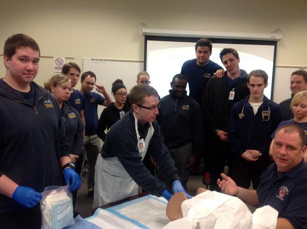 NWRTC's tweet photo. #ObGyn at #EMT class today http://t.co/TlD2CPFJgZ