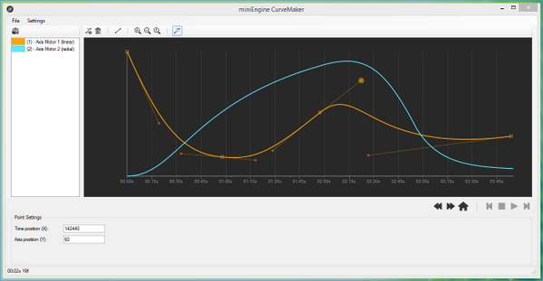 airiclenz's tweet image. This is how the current version of the #miniEngine #CurveMaker looks like.
