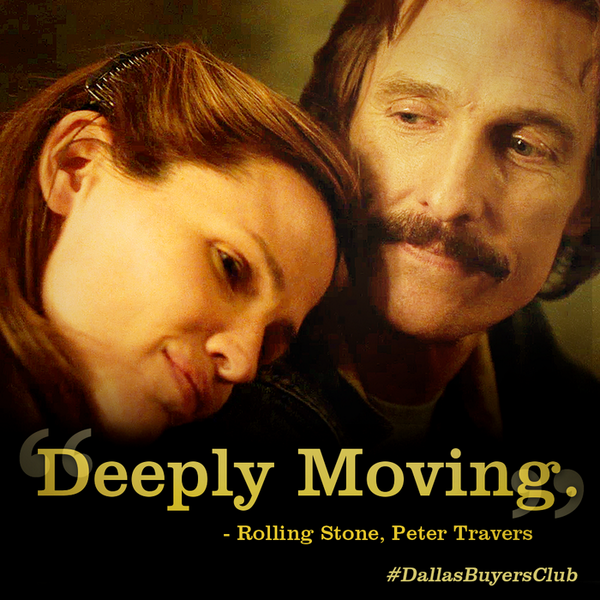 An extraordinary life. An unforgettable story. How has #DallasBuyersClub moved you?