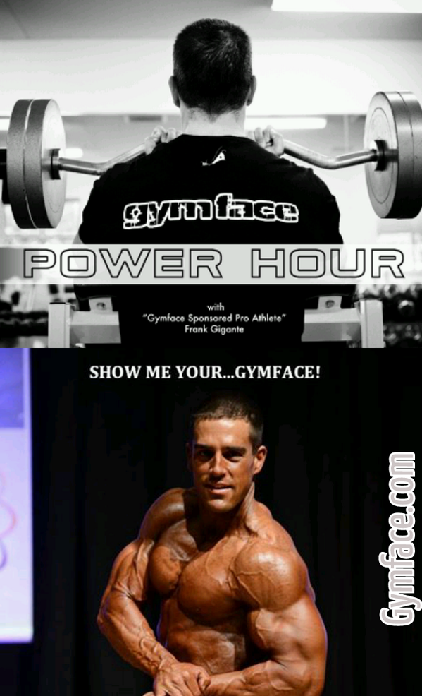 Gymface's tweet photo. Tune in tonight 9PM EST http://t.co/sK4YWGVSDi. Pro bodybuilder Frank Gigante will be live to answer questions &amp; chat http://t.co/eQjRjx7VqV