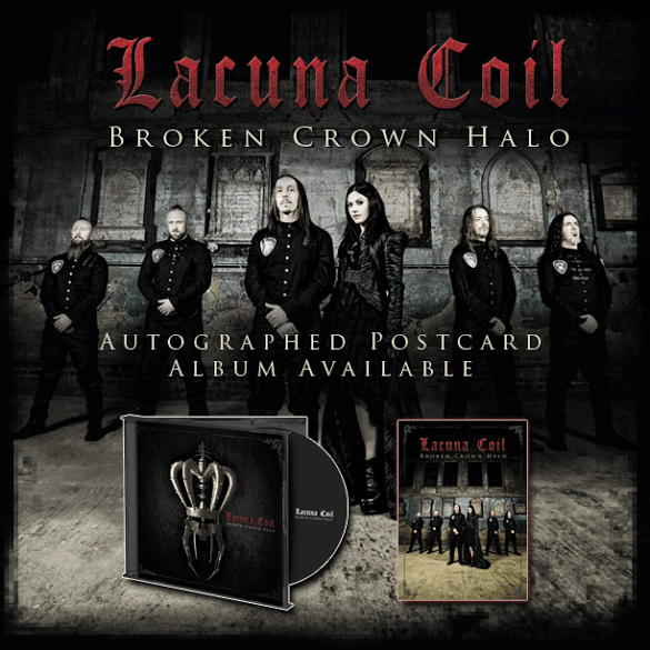 CMDistroHQ's tweet photo. @lacuna_coil 'Broken Crown Halo' preorder W/ AUTOGRAPHED postcard http://t.co/nucYOJCbxN  http://t.co/oylPw15vIs http://t.co/PCnuQTwcoh