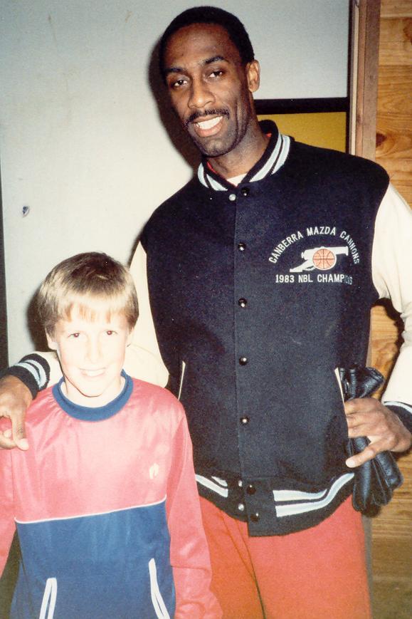 StrayBeard's tweet photo. Me and "TheSnake" ah #throwbackthursday @CanberraCannons @NBL #HerbMcEachin http://t.co/NPFnhiAgEV