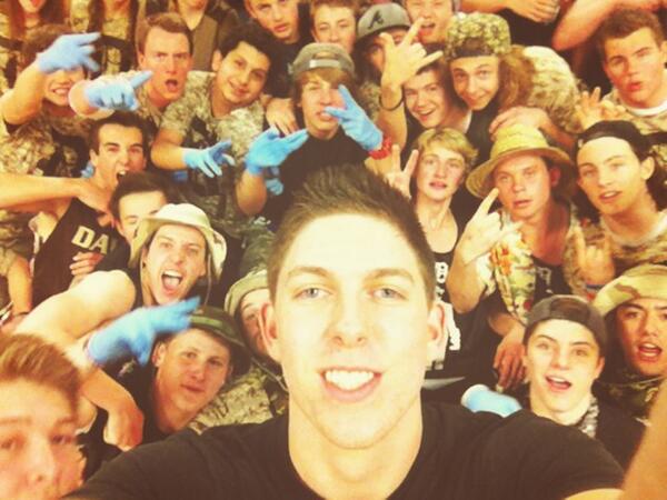 #halftimeselfie in Thee Mob!!