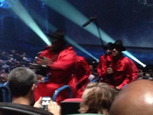 sandy_carter's tweet image. Now at Cirque de Soleil ONE show with friends from #IBMPulse wow