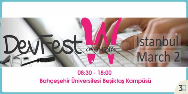 _Ahmettkeskin's tweet photo. 2 Mart'ta #DevFestWomen'dayız herkesi bekleriz :) http://t.co/gxkJjS63uV  @GDGIstanbul #google #devfest #GDGIstanbul http://t.co/UKvhr7xwZ7