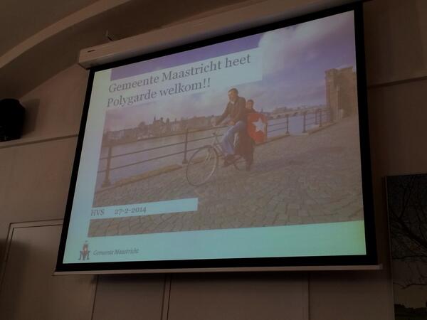 Polygarde's tweet photo. Vandaag aftrap bijeenkomst bij Gemeente Maastricht! http://t.co/PC7PHVWCdt