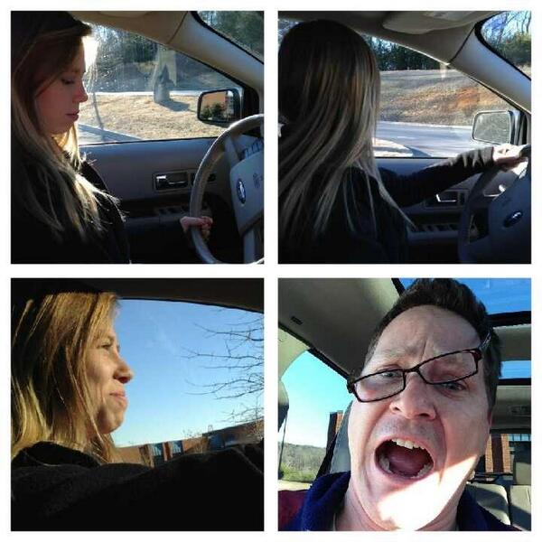davidrosecrance's tweet image. This pretty much sums up our afternoon yesterday. #FirstDrivingLesson @chandler_cre
