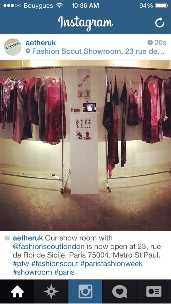 aetheruk's tweet image. Our showroom is now open with @FashionScout during Paris Fashion Week #pfw #aetherstudios #aw14