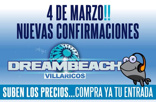 DreambeachFest's tweet photo. Ya tenemos fecha... #GoVillaricos http://t.co/Din2X22RcK