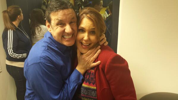 PIC: <a href="/JoeCronauer/">Joe Cronauer</a> of WYKC trying to kill the competition! I took him down at @Harvest4Hunger <a href="/CleveFoodbank/">МиЛаЯ BaBy</a> #early5