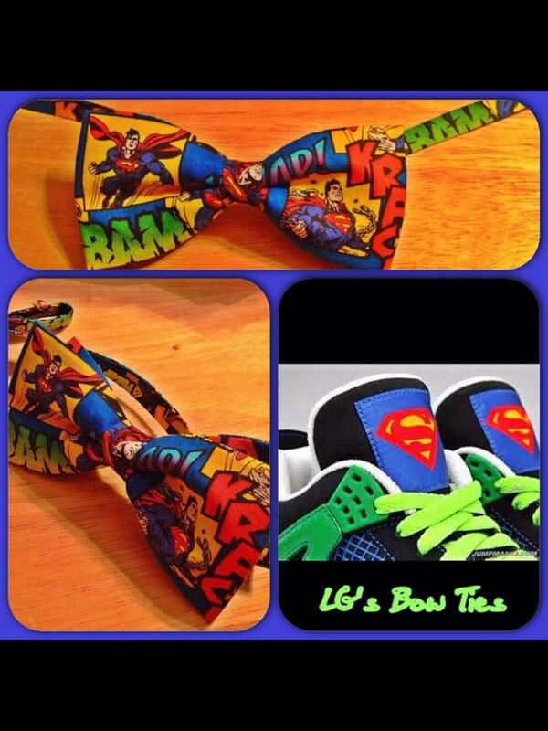 GriffinGermayne's tweet photo. Super Man Bow Tie #comicbookhero http://t.co/1bOQP3CVYH
