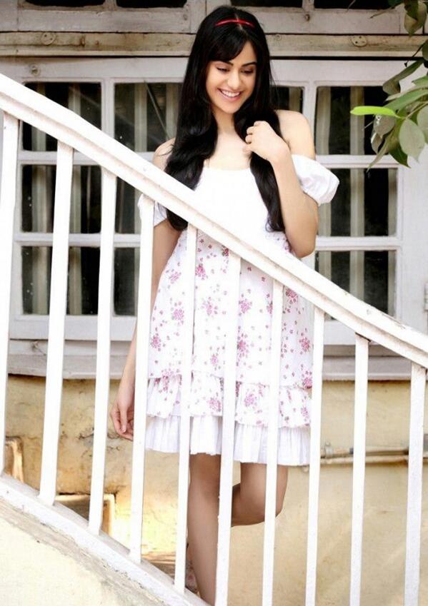 _Bujji_'s tweet photo. If any one asks you "What is the Measure for Cuteness"... then simply just show them the Pic of @adah_sharma .. http://t.co/r2gq2GcaPm