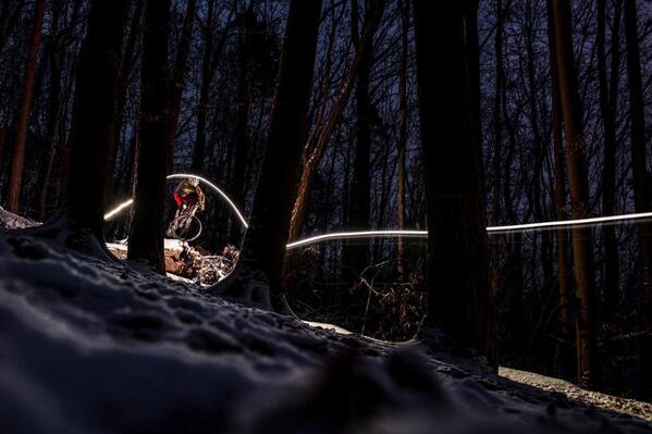 redbull's tweet photo. Don't forget your lights, night rider: http://t.co/4vCcD6821b http://t.co/PvQBZ9z1ye