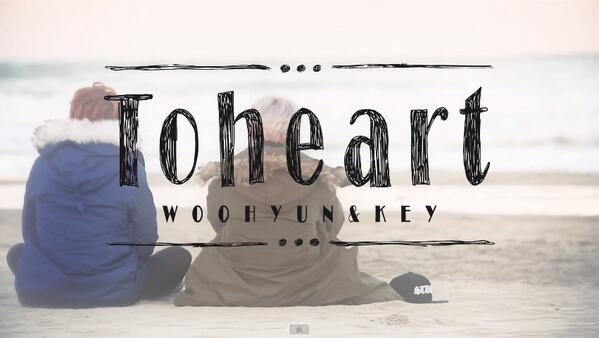 soompi's tweet photo. #Woohyun and #Key Are Bromantic on the Beach in Teaser #2 for #Toheart (watch here: http://t.co/Wachu34xs4) http://t.co/0oHodAzChq