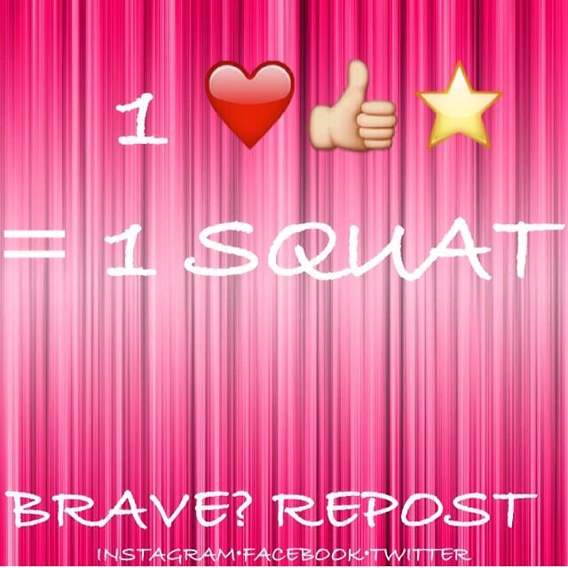 1 #like = 1 #squat ... #likeaway #challenge #ChallengeAccepted #fitness motivation #healthychoices #exercise<a href="/tag/like"class="tags">#like</a><a href="/tag/squat"class="tags">#squat</a><a href="/tag/likeaway"class="tags">#likeaway</a><a href="/tag/challenge"class="tags">#challenge</a><a href="/tag/challengeaccepted"class="tags">#ChallengeAccepted</a><a href="/tag/repost"class="tags"><span>#repost</span></a><a href="/tag/fitness"class="tags"><span>#fitness</span></a><a href="/tag/exercise"class="tags"><span>#exercise</span></a><a href="/tag/healthychoices"class="tags"><span>#healthychoices</span></a>
