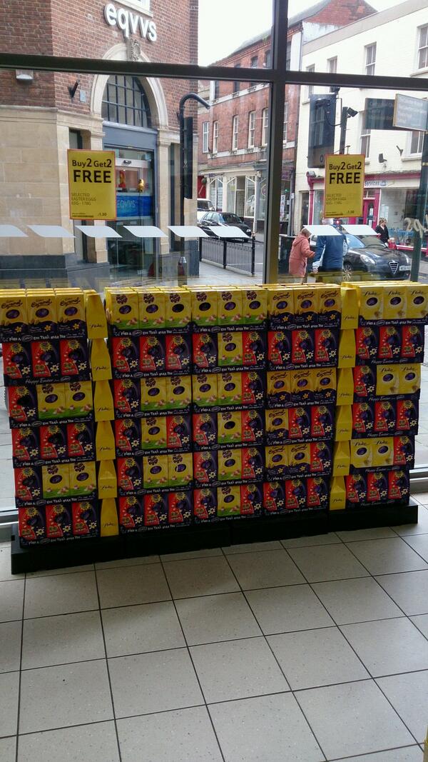 Great time to buy your easter eggs, buy early for #easter <a href="/MarkJGresham/">Mark Gresham</a>