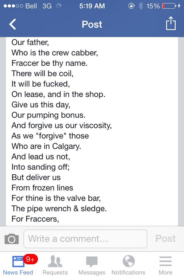 340_kyle's tweet photo. The fraccers prayer! http://t.co/o9FoupHkqF